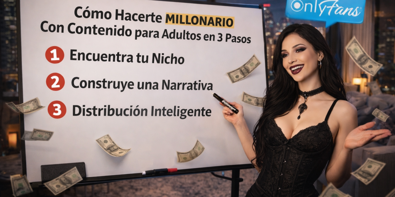 Cómo hacerte millonario con contenido para adultos en 3 pasos